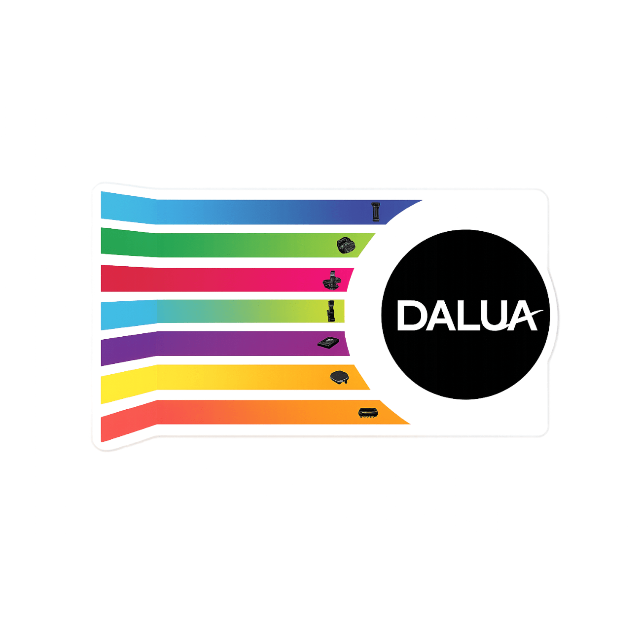 DALUA Ecosystem Logo Sticker merchandise DALUA