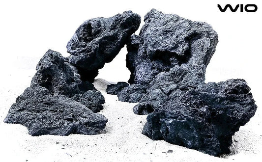 WIO - Darwin Black Lava Stone - Mega Box Set 22kg Wood and Rock WIO