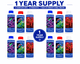 20% Bulk Order Cal, Alk Mag + Traces AQUARIUM additives DALUA 4 x 500ml (17 fl oz) 
