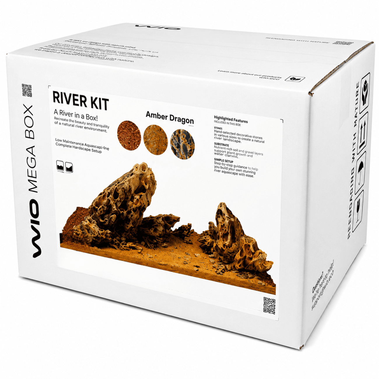 WIO - Amber Dragon River Kit Soil and Substrate WIO 