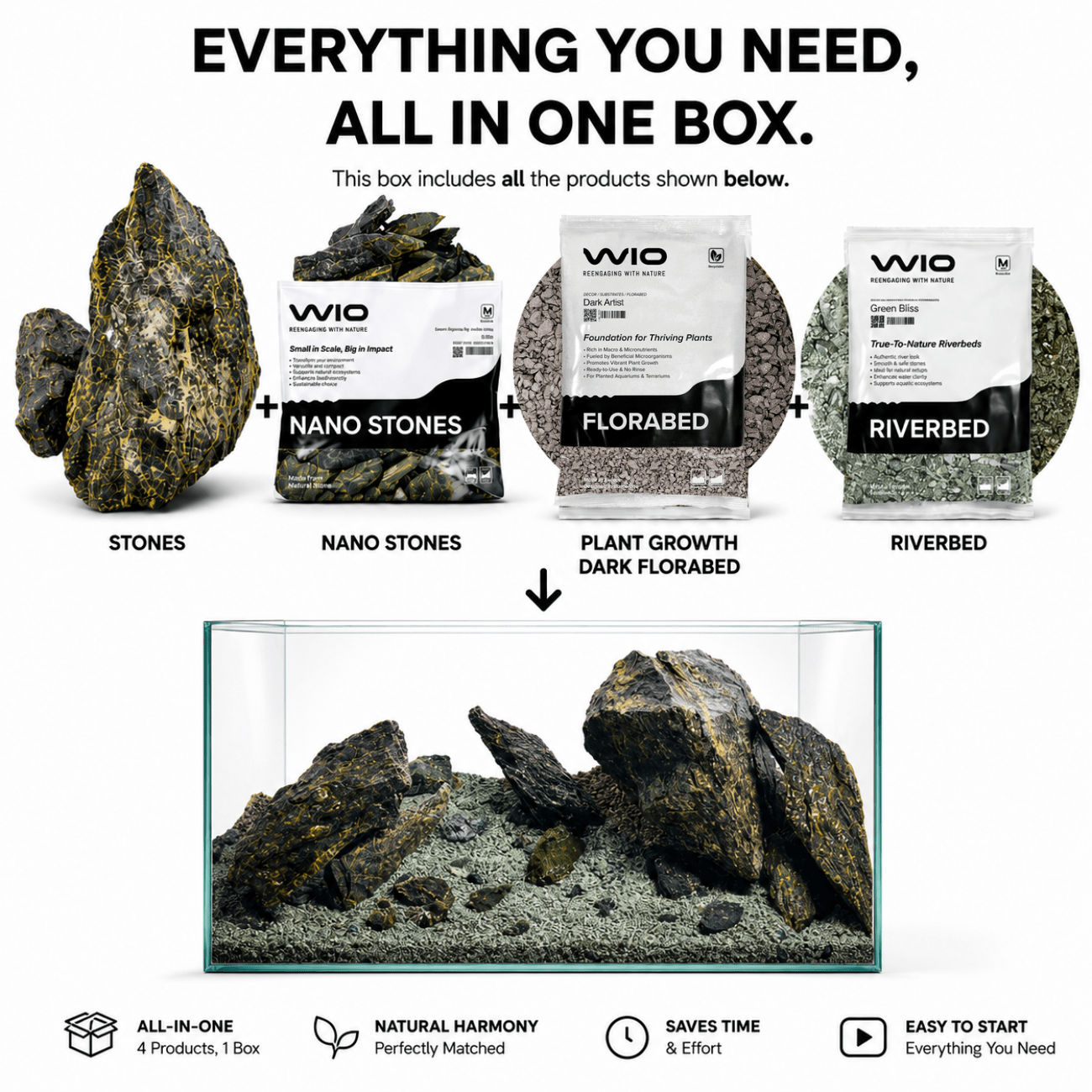 WIO - Jade Bliss River Kit Soil and Substrate WIO 