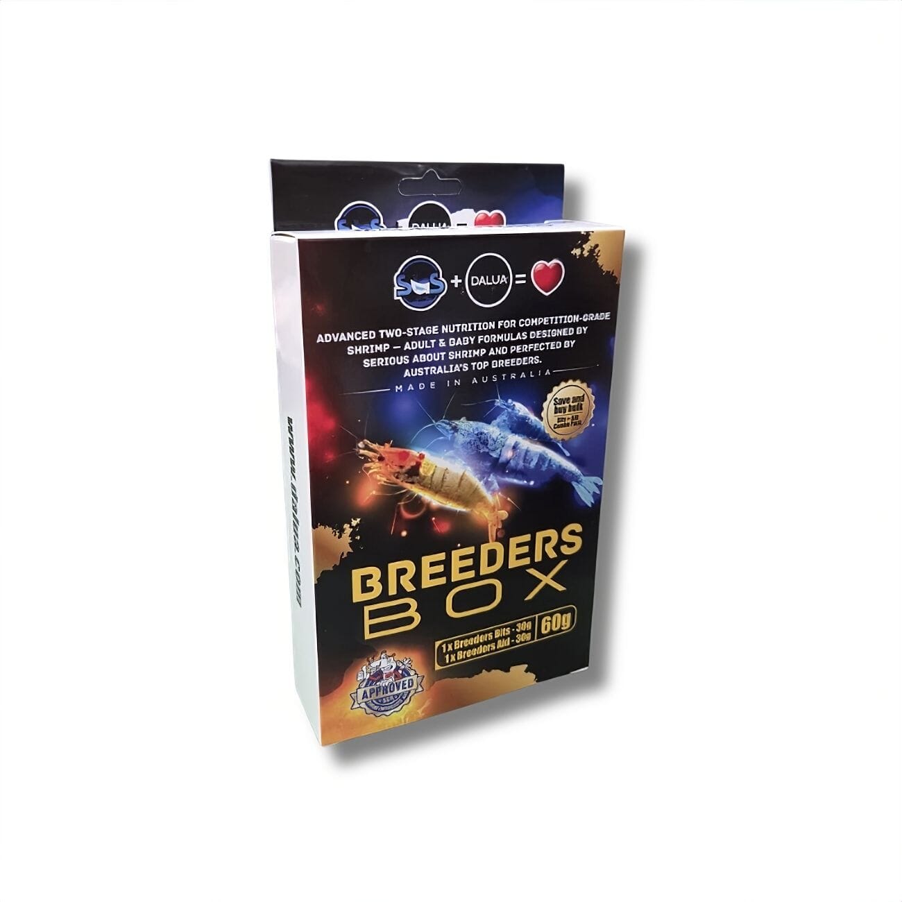 Shrimp Breeders Combo Box 60g DaluaAustralia 