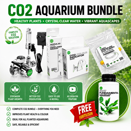 CO₂ Basic Bundle Kit – Regulator, Diffuser, Drop Checker & Free Fertiliser co2 regulator DaluaAustralia 