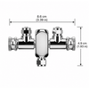 2-Way Regulator Splitter 2 way co2 splitter DALUA 