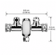 2-Way Regulator Splitter 2 way co2 splitter DALUA 