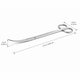 Aquascaping Scissors Curved 25cm spring aquascaping scissors DALUA 
