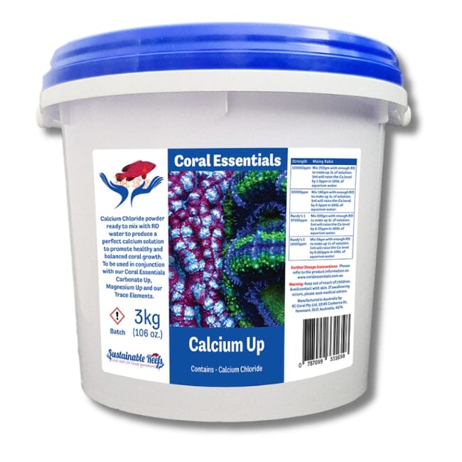 Coral Essentials Cal, Alk, Mag Powders aquarium additives DaluaAustralia Calcium Up 3.0kg 