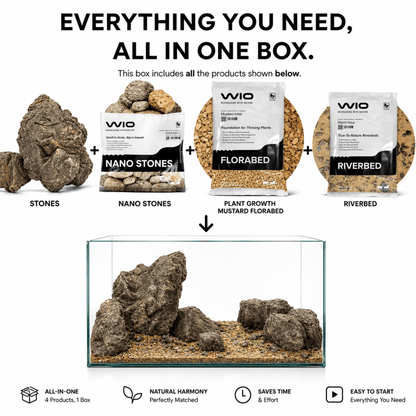 WIO - Golden Hour River Kit Soil and Substrate WIO 