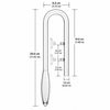 Glass Inlet Wide Mouth glass inlet lily pipes DALUA 
