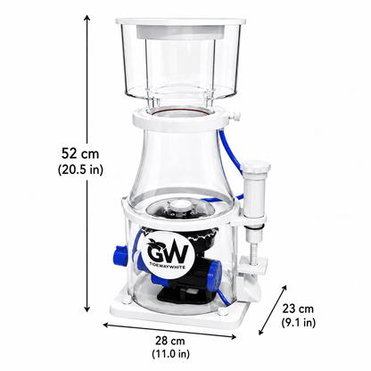 Great White Skimmer Wifi * Late July Delivery * PROTEIN SKIMMER DALUA GW-17 up to 450 Gallons 