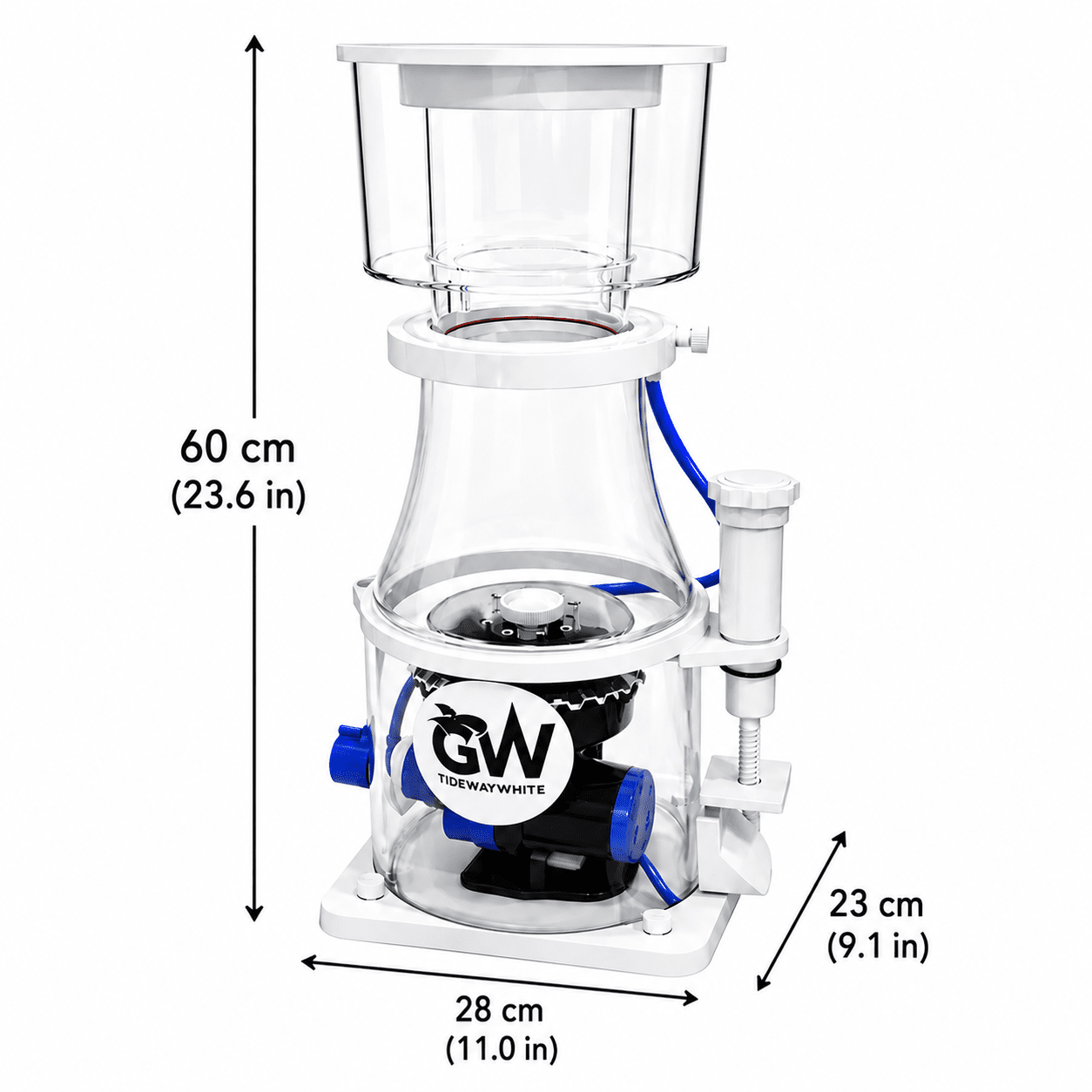 Great White Skimmer Wifi * Late July Delivery * PROTEIN SKIMMER DALUA GW-22 up to 580 Gallons 