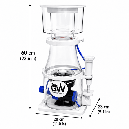 Great White Skimmer Wifi * Late July Delivery * PROTEIN SKIMMER DALUA GW-22 up to 580 Gallons 