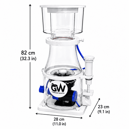 Great White Skimmer Wifi * Late July Delivery * PROTEIN SKIMMER DALUA GW-30 up to 750 Gallons 
