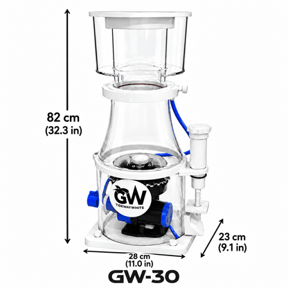 Great White Skimmer Wifi PROTEIN SKIMMER DALUA GW-30 up to 750 Gallons 