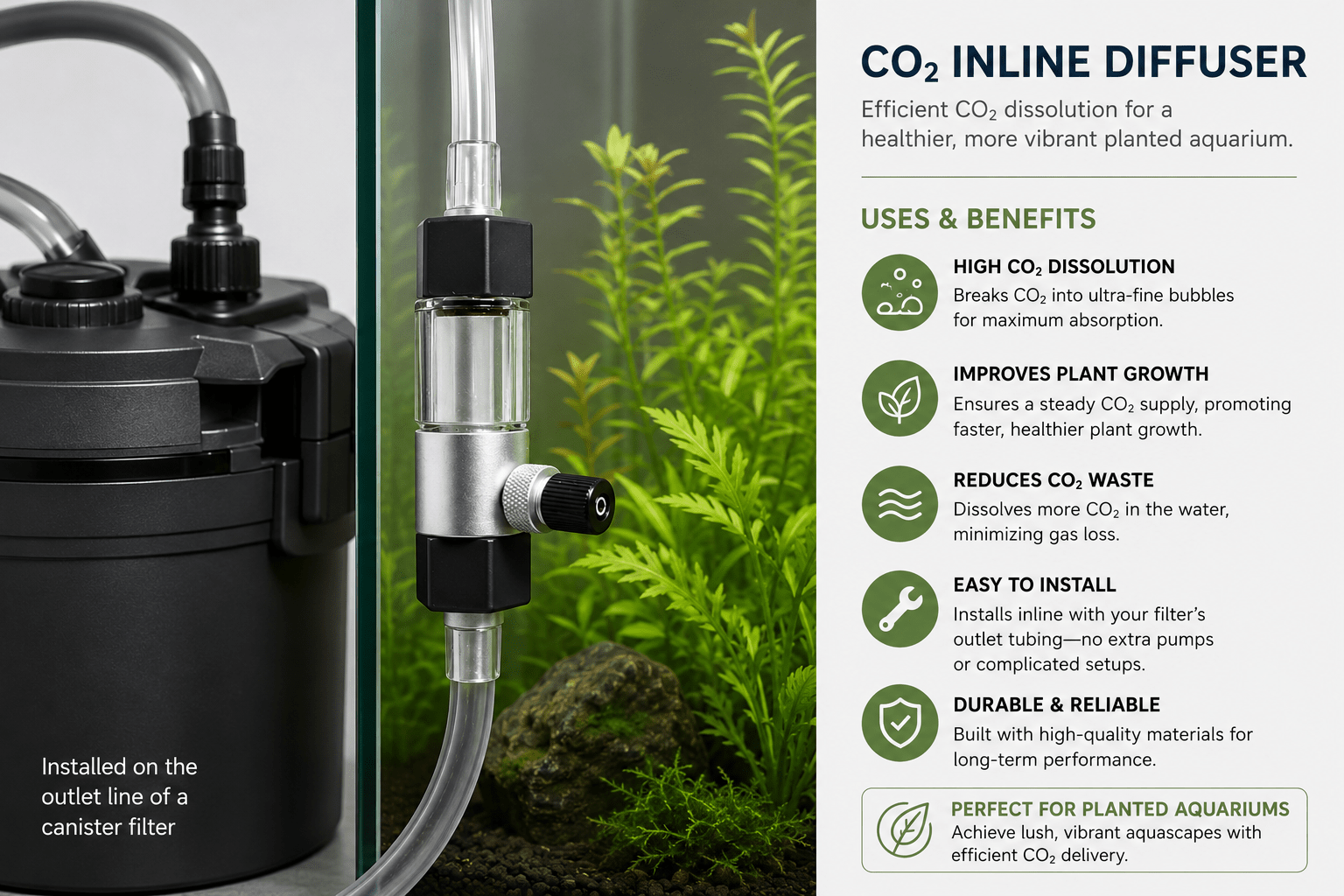 Inline CO2 Diffuser inline co2 diffuser DaluaAustralia 
