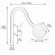 Lake Slow-Flow Outlet glass outlet lily pipes DaluaAustralia 16/22mm 