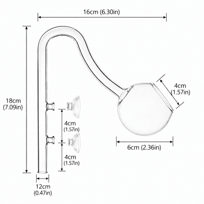 Lake Slow-Flow Outlet glass outlet lily pipes DaluaAustralia 12/16mm 