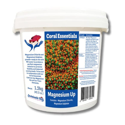 Coral Essentials Cal, Alk, Mag Powders aquarium additives DaluaAustralia Magnesium Up 1.2kg 