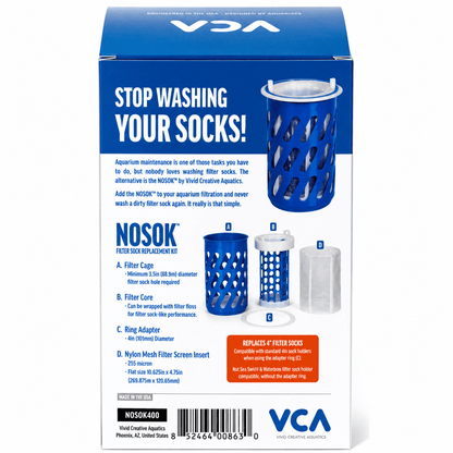 NOSOK Replacement Sock and Silencer Cup aquarium tool DaluaAustralia 