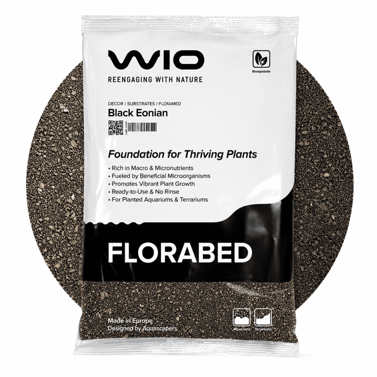 Plant Growth Black Florabed Soil and Substrate WIO 3.3 lb - Fine 