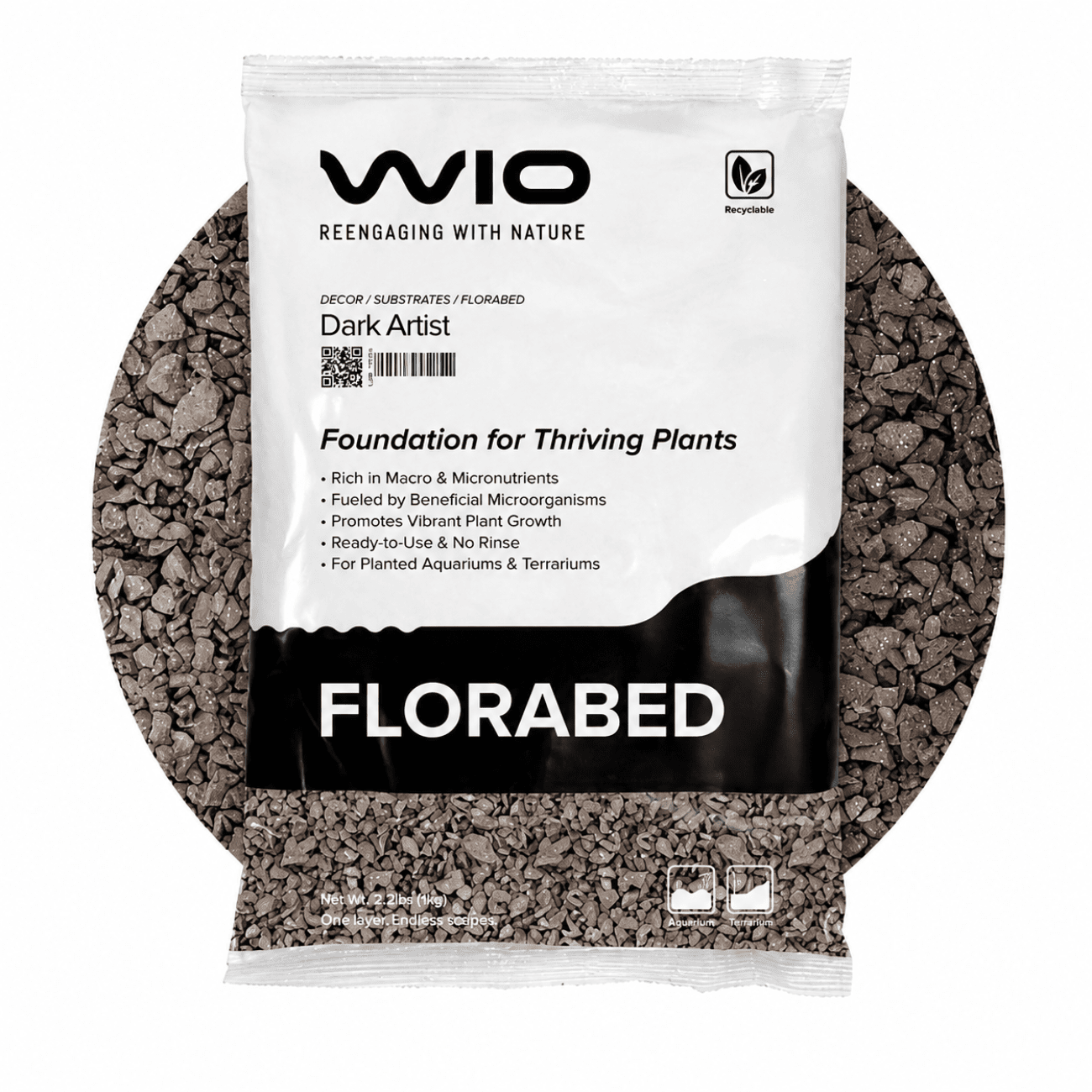 Plant Growth Dark Florabed Soil and Substrate WIO 3.3 lb - Thick 