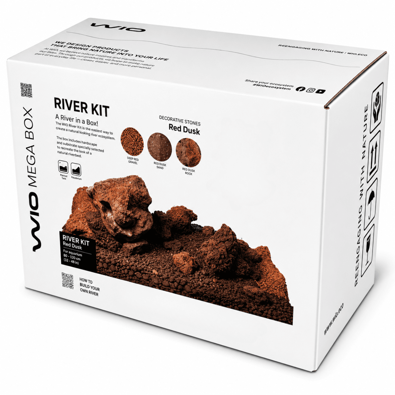 WIO - Red Dusk River Kit Soil and Substrate WIO 26 lb Mega Kit 