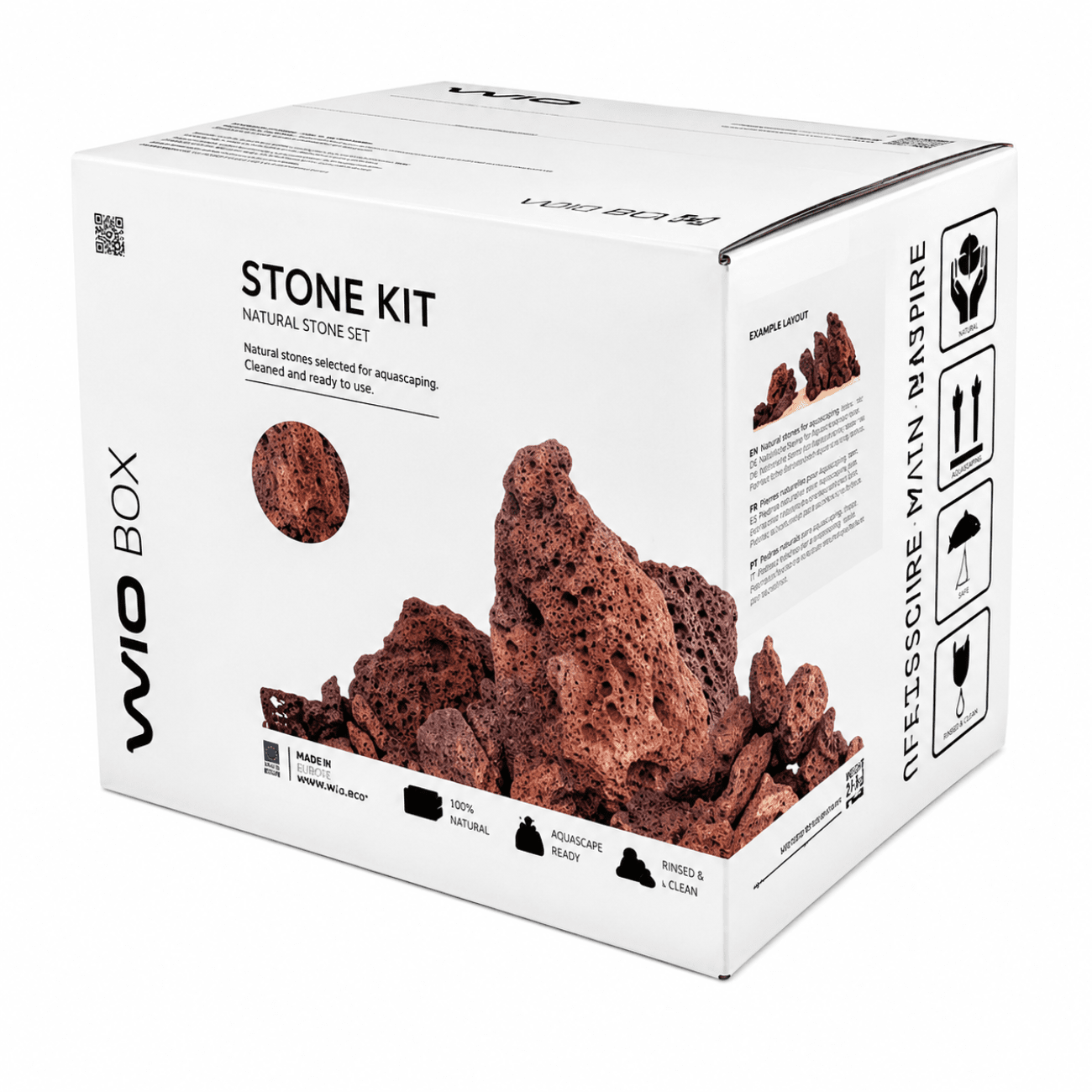 WIO - Wild Red Lava Stone Wood and Rock WIO 26 lb Mega Box 