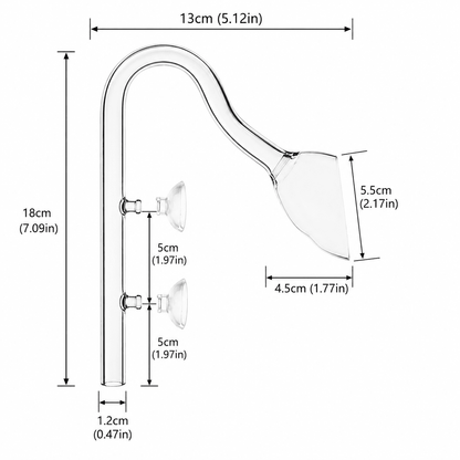 River High-Flow Outlet glass outlet lily pipes DaluaAustralia 12/16mm 