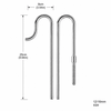 Inlet and Outlet Stainless Steel Lily Pipe Set inlet outlet stainless steel filter lily pipes DaluaAustralia 12/16mm pipes 
