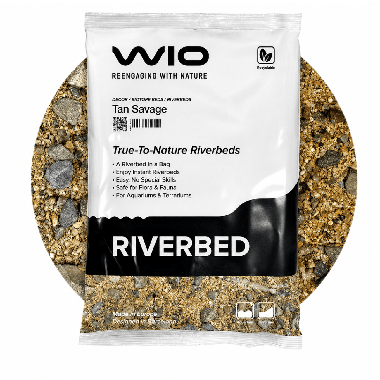 WIO - Tan Savage Riverbed Soil and Substrate WIO 4.4 lb 