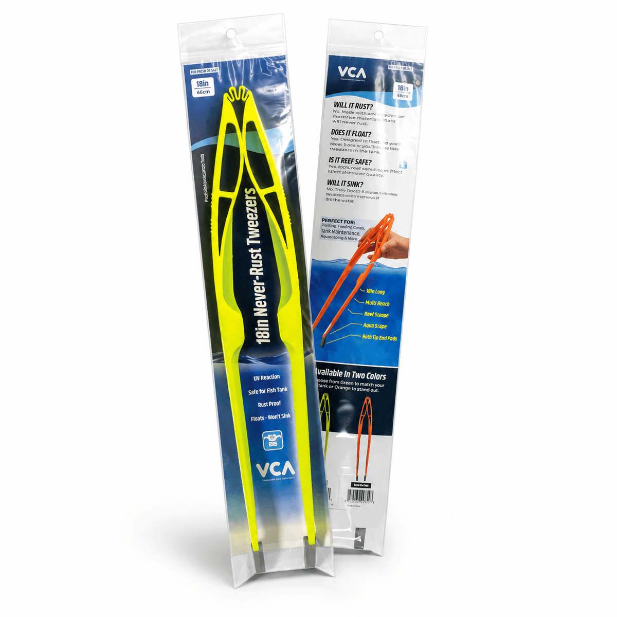 VCA XXL Never Rust Aquarium Tweezers tweezers DaluaAustralia 