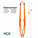 VCA XXL Never Rust Aquarium Tweezers tweezers DaluaAustralia Sunset Orange 