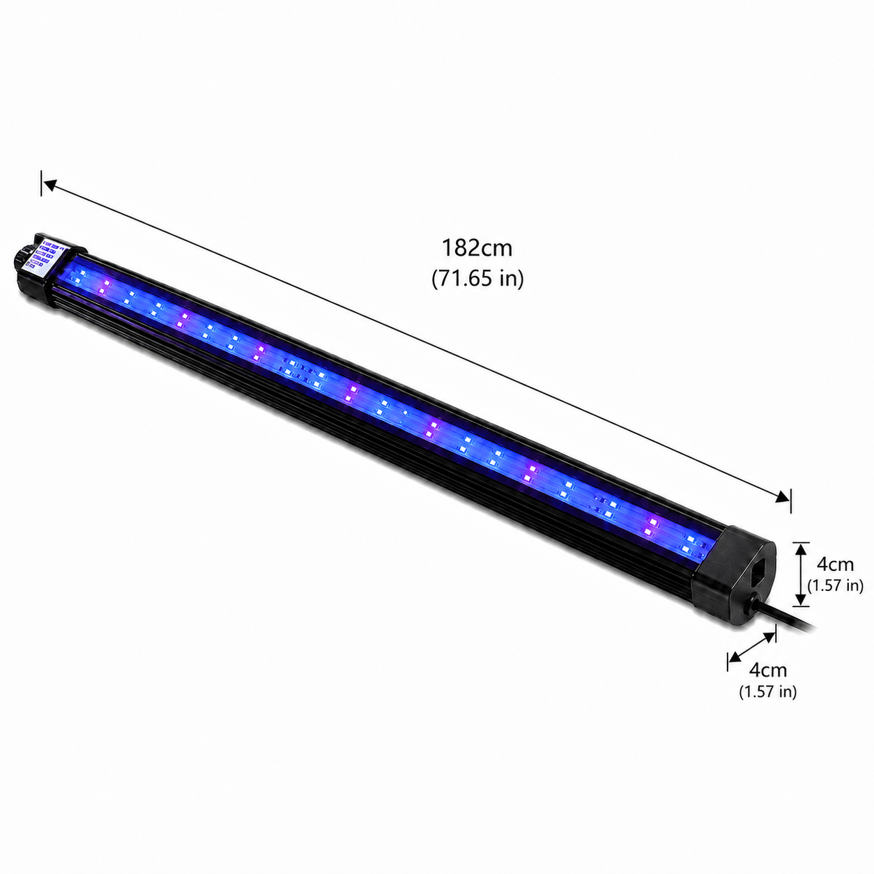 Vitamini Strips AQUARIUM LIGHTING DALUA Fragger (Super Blue) 72" 