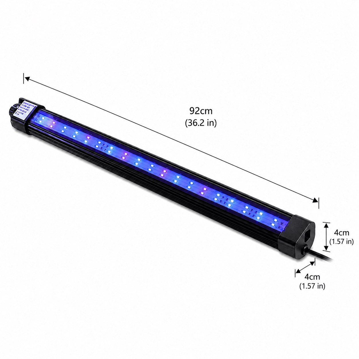 Vitamini Strips AQUARIUM LIGHTING DALUA Fragger (Super Blue) 36" 