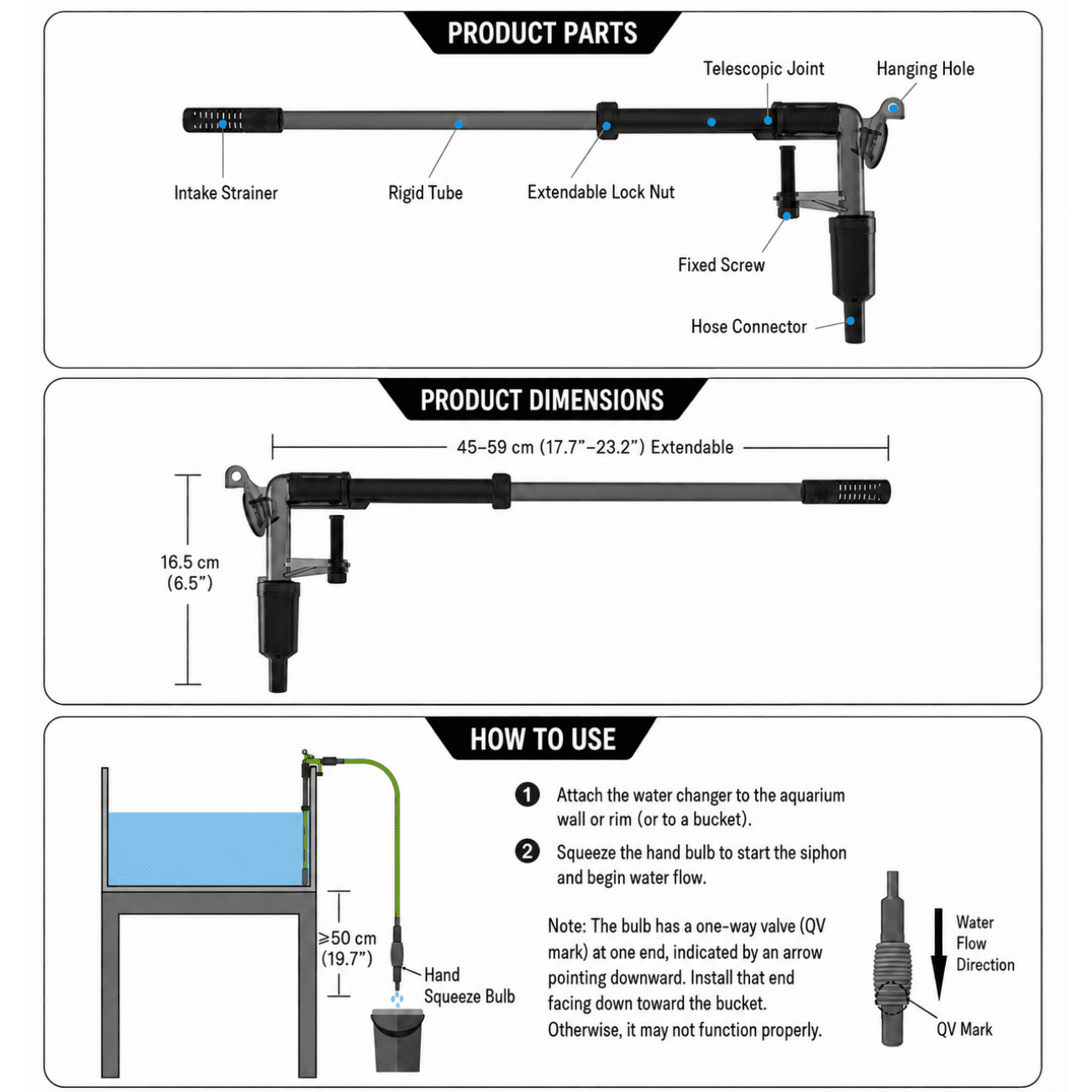 Siphon + Water Change Kit SIPHON DaluaAustralia 