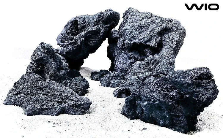 WIO - Darwin Black Lava Stone - Mega Box Set 22kg Wood and Rock WIO 