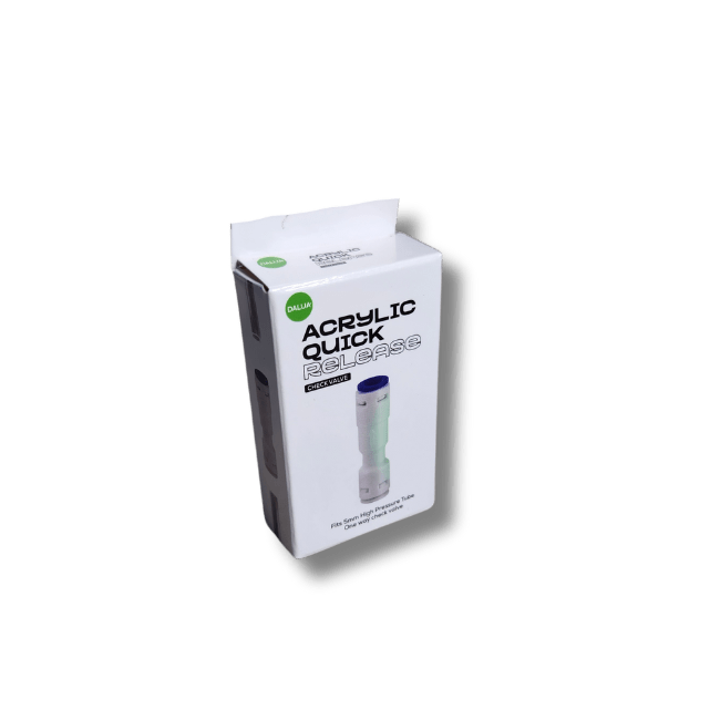 Acrylic Quick Release + Check Valve quick release check valve DALUA 
