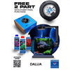 Show Special Pixel + 2 Part lighting bundle pack DALUA Fragger Super Blues 1 Pixel 20g tanks (18") + Mounting Rear Mounts
