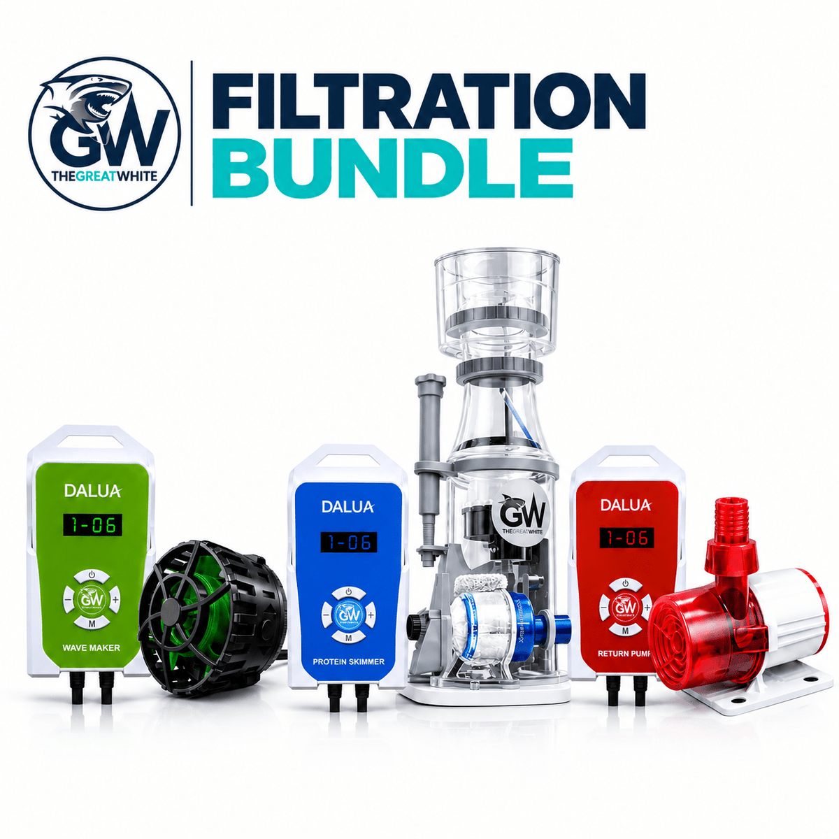 Filtration Bundle – WiFi Wave Maker + Pump + Skimmer PROTEIN SKIMMER DALUA 